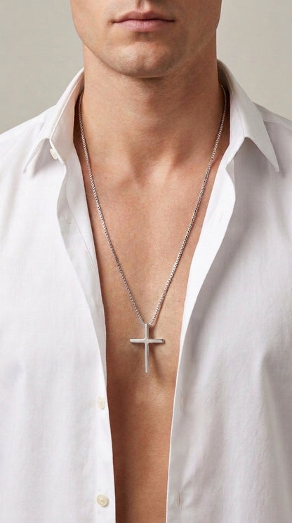 COLAR CRUCIFIXO MASCULINO 70CM