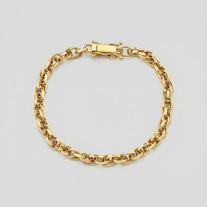 PULSEIRA MASCULINA  FECHO GAVETA C/ TRAVA 21CM