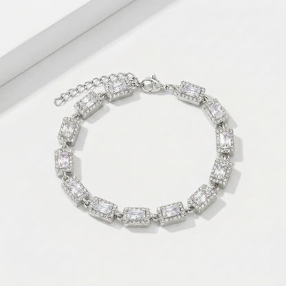PULSEIRA LUXURY RADIANT CUT ZIRCÔNIAS 5A