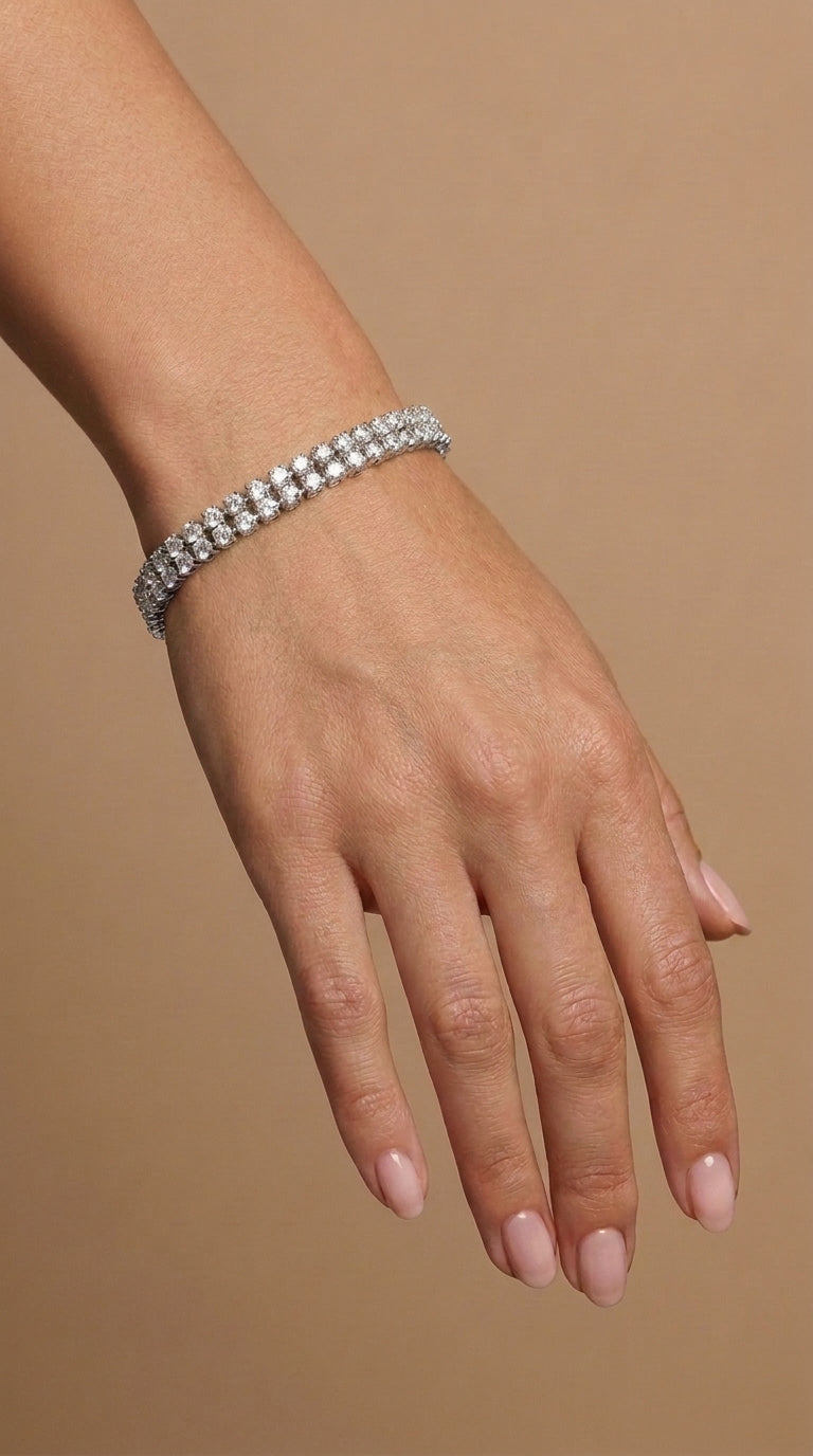 PULSEIRA RIVIERA DUPLA ZIRCÔNIAS