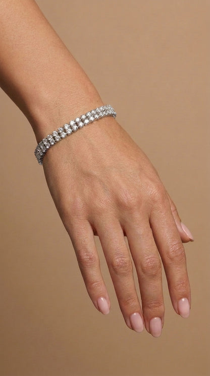 PULSEIRA RIVIERA DUPLA ZIRCÔNIAS